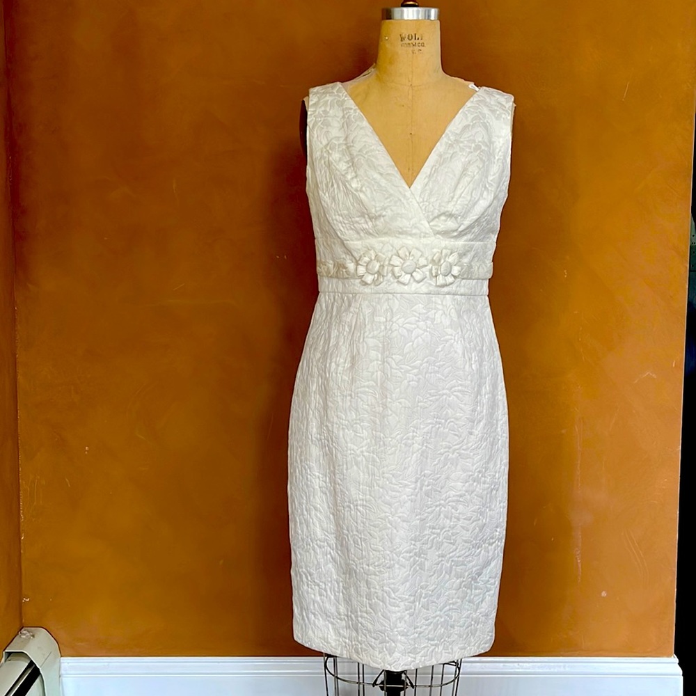 Ellen Tracy Classic White Dress size 8 new without tag